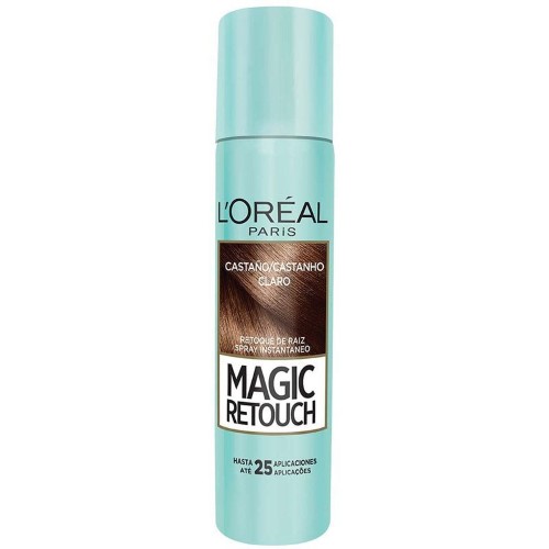 Retoque De Raiz Loreal Spray Instantâneo Magic Retouch Castanho Claro 75ml