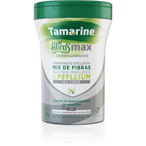 Tamarine Fibras Max em Pó Sem Sabor Zero 225g