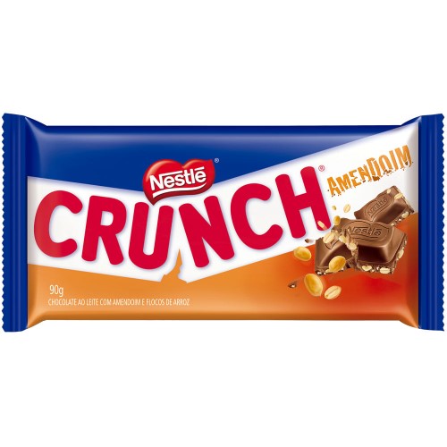 Chocolate Nestlé Crunch Amendoim 90g