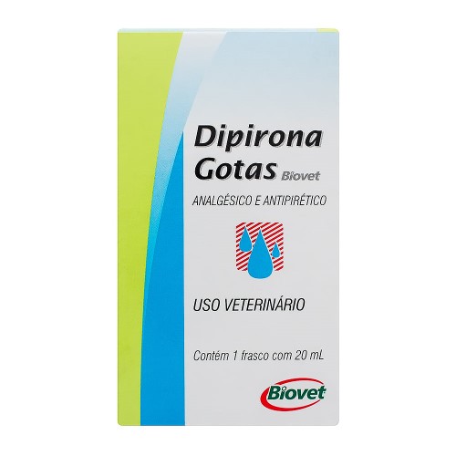 Dipirona Gotas Uso Veterinário com 20ml