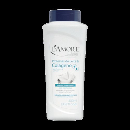 Creme Hidratante Corporal Lmore Proteína Do Leite & Colágeno 400ml