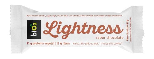 Barra de Proteína biO2 Lightness Chocolate 45g