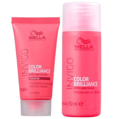 Wella Professionals Invigo Color Brilliance Kit – Shampoo + Máscara Travel Size