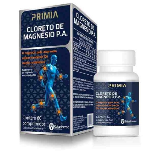 Primia Cloreto De Magnesio P.A 60 Cápsulas Catarinense