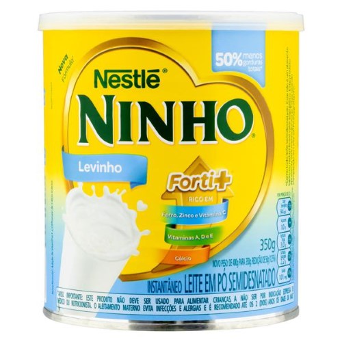 Leite em Pó Ninho Forti+ Levinho Semi Desnatado 350g