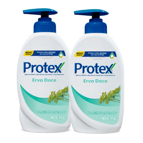 Sabonete Líquido Protex Erva Doce com 400ml