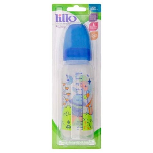 Lillo Mamadeira Magia Bico Universal Cor Azul 240Ml Ref 92502 240 Ml