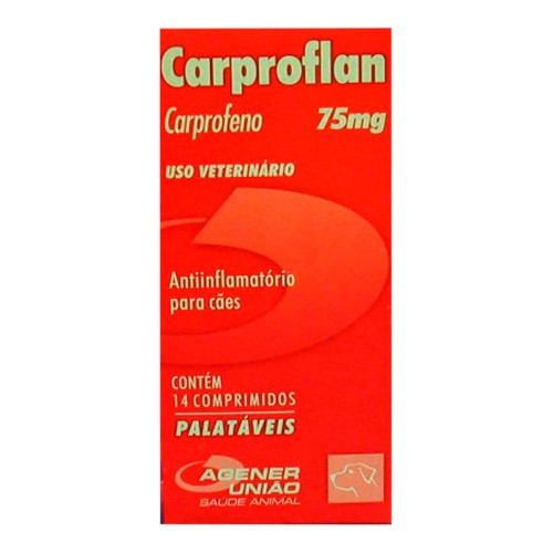 Carproflan 75mg Agener União 14 Comprimidos