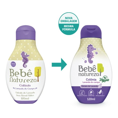 Colonia Bebe Natureza Lavanda Do Campo 120ml