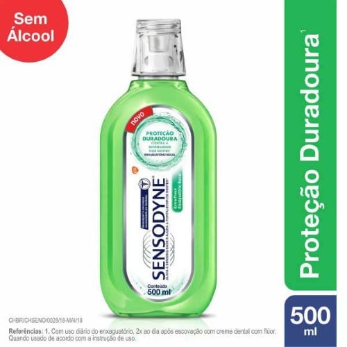 Sensodyne Extra Fresh Enxaguatório Bucal para Dentes Sensíveis com 500ml