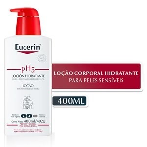 Loção Hidratante Eucerin Pele Sensível e Seca PH5 400ml