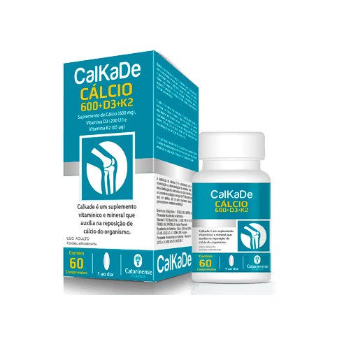 CalKaDe frasco com 60 comprimidos