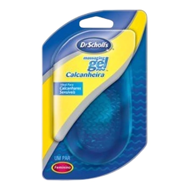 Calcanheira Dr. Scholl Massaging Gel Feminino com 1 par