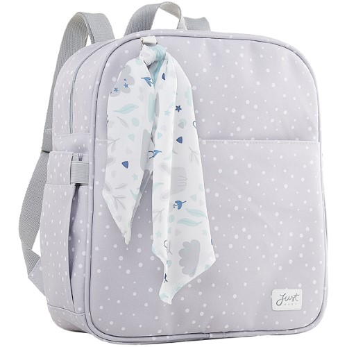 Mochila Maternidade para bebê Bunny Cinza - Just Baby