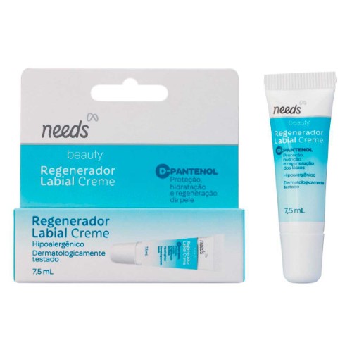 Regenerador Labial Needs Vegano Dexpantenol Derma com 7,5ml