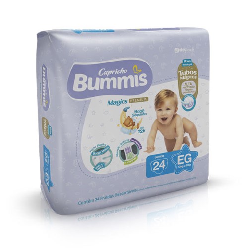 Fralda Capricho Bummies Jumbo XG 24 Unidades