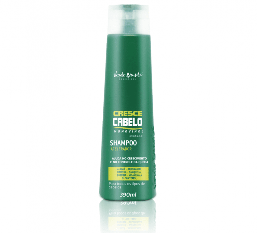 Shampoo Cresce Cabelo - Verde Brasil - 390ml