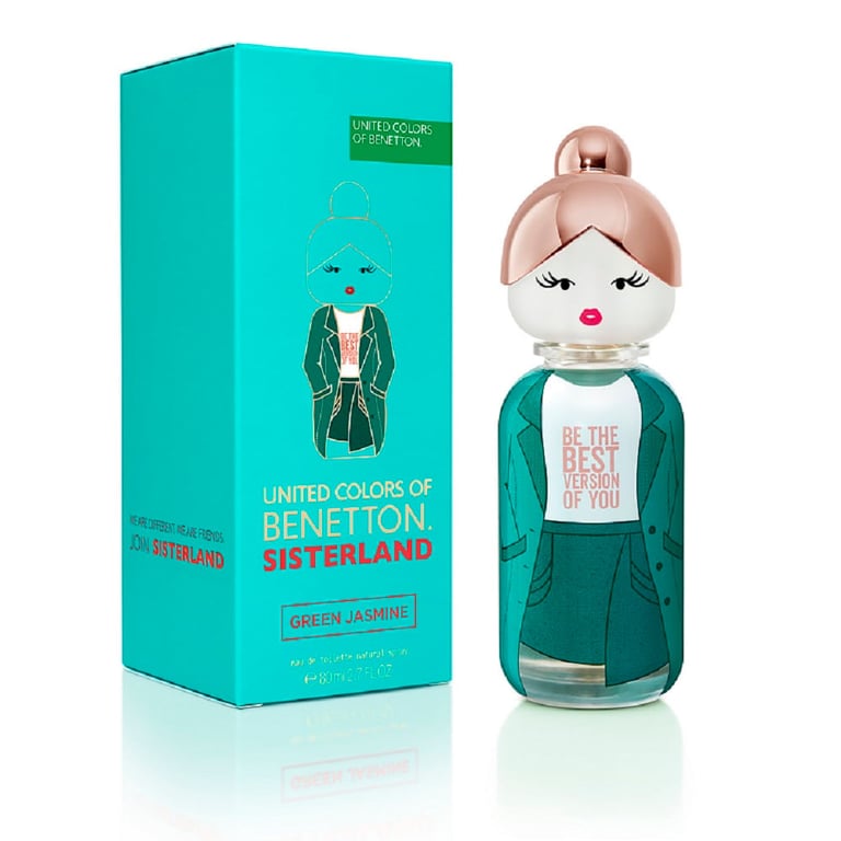 Perfume Benetton Sisterland Green Jasmine Eau De Toilette Feminino 80ml