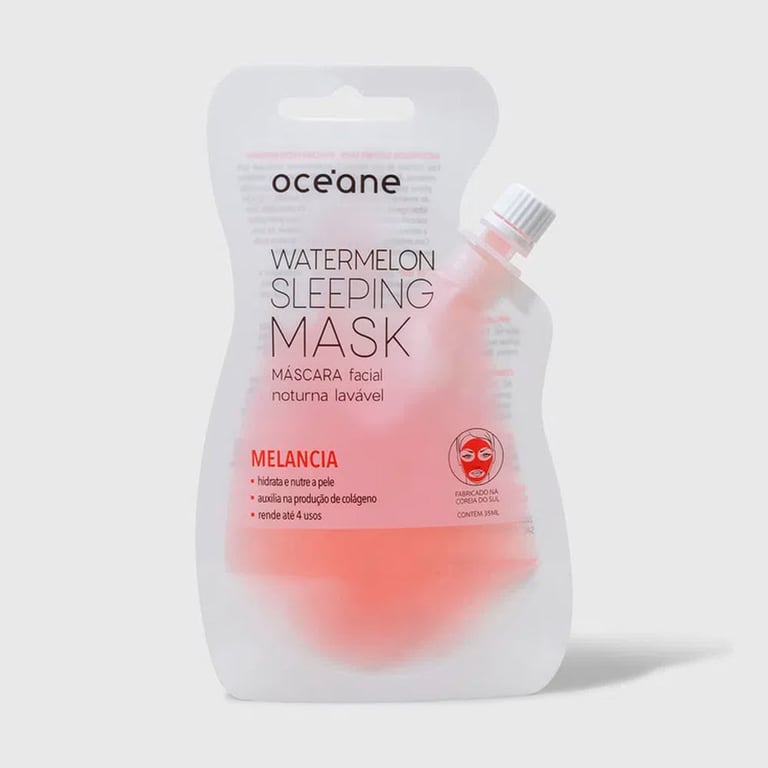 Máscara Facial Oceane Watermelon Sleeping Mask 1 Unidade