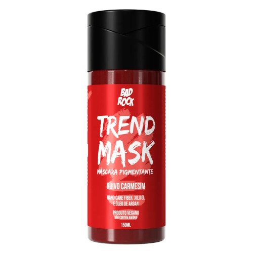 Máscara Pigmentante Bad Rock Trend Mask Ruivo Carmesim 150ml