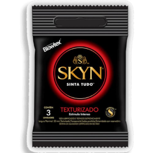 Preservativo Blowtex Skyn Texturizado 3Un - Blowtex