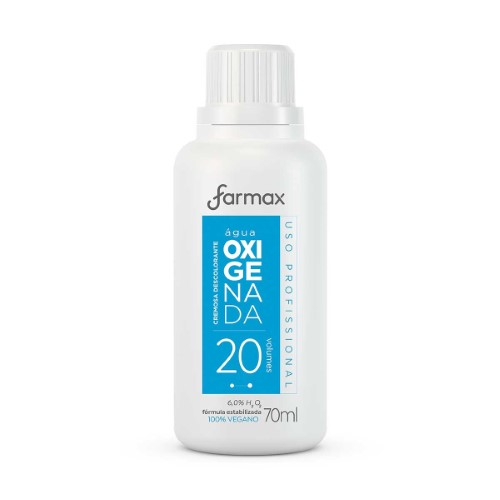 Água Oxigenada Cremosa Farmax 20 Volumes com 70ml