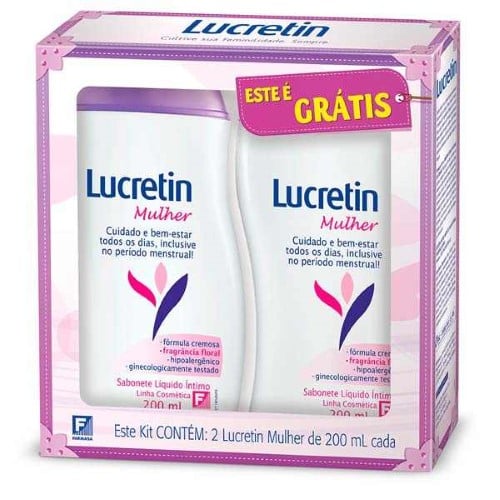 Sabonete Líquido Lucretin Mulher Floral 200ml