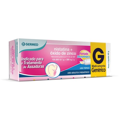 Nistatina + Óxido de Zinco Germed Pomada com 60g