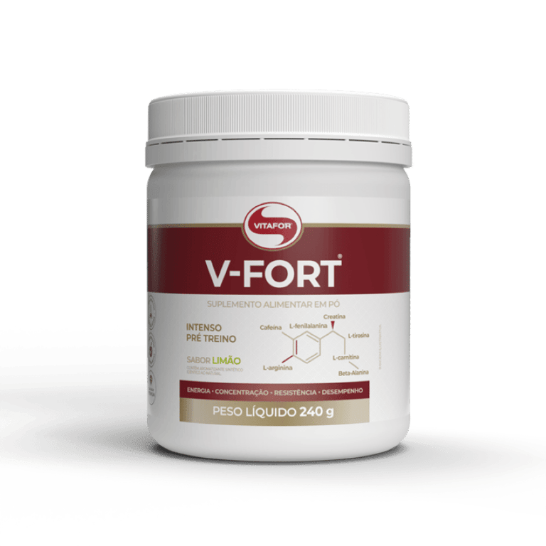 V Fort Pré Treino Ultra Limão Vitafor 240g