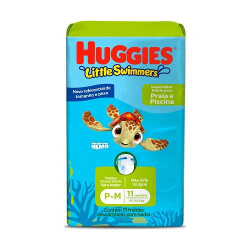 Fralda Huggies Little Swimmers Tamanho P 12 Unidades