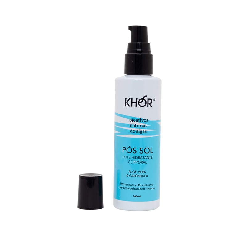 Leite Hidratante Khor Cosmetics Pós-sol Natural 100ml