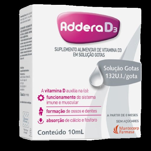 Addera D3 3300UI gotas com 10ml