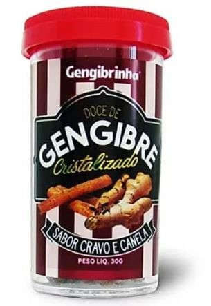 Gengibre Cristalizado Cravo E Canela 30G