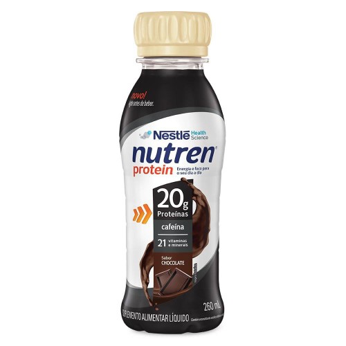 Suplemento Alimentar Nestlé Nutren Protein Chocolate 260ml