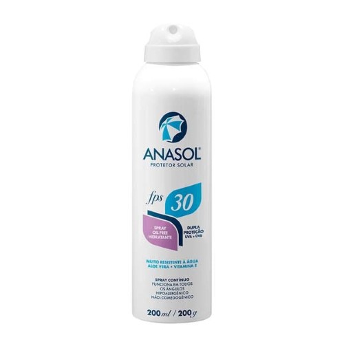 Protetor Anasol Aerosol FPS30 200ml