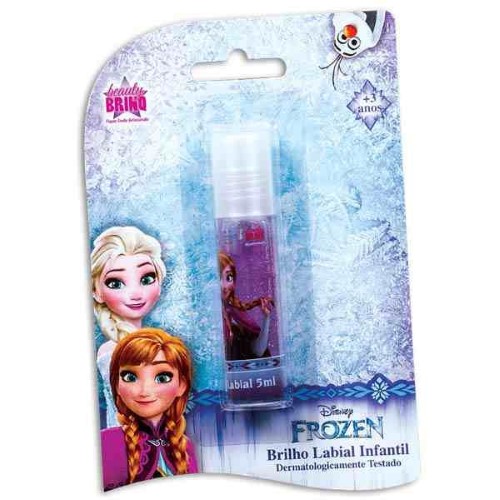 Brilho Labial Infantil Frozen Cores e Personagens Sortidos 1 Unidade Ref: 3606