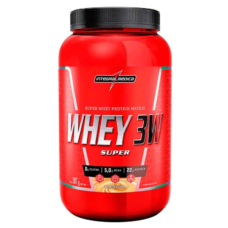 Suplemento Nutri Whey Protein Integralmédica Baunilha Pote  900g