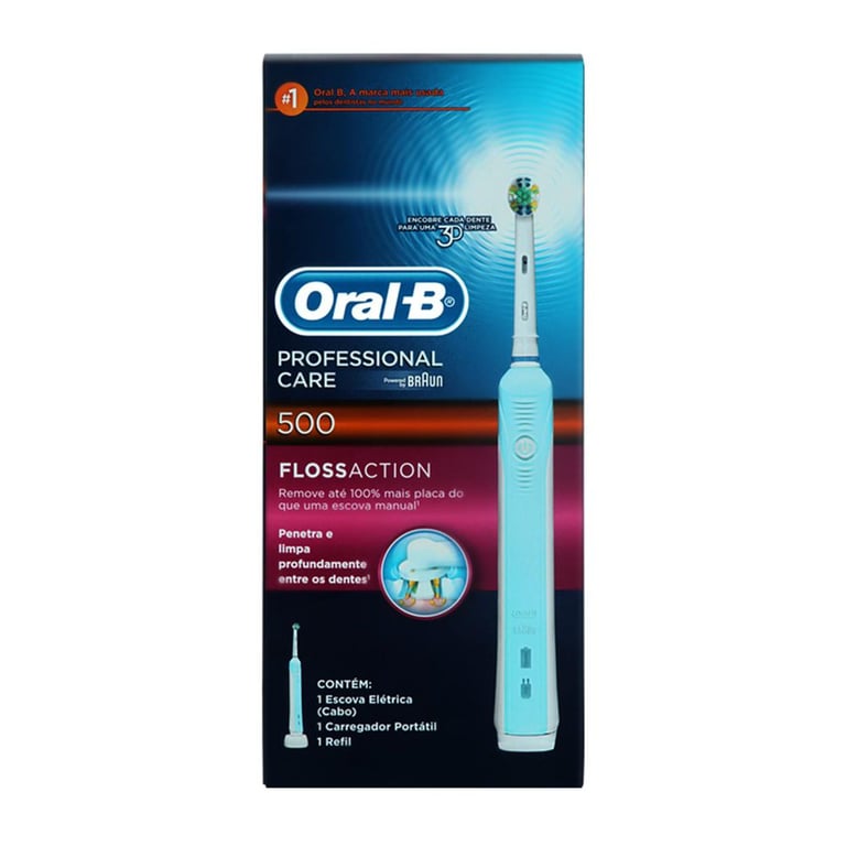 Escova de Dente Elétrica Oral-B Professional Care 500 110v com 1 unidade