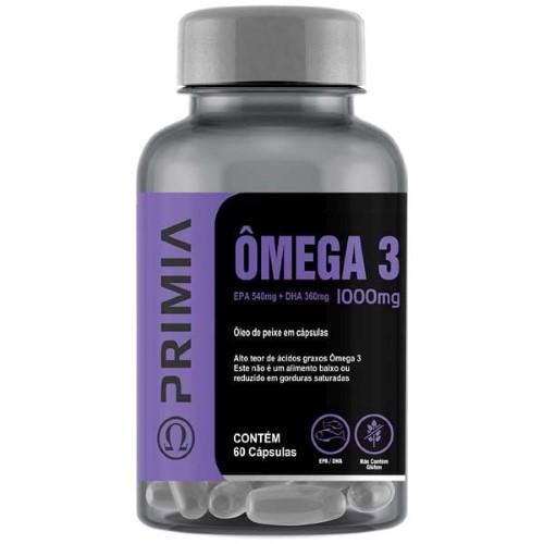 Primia Omega 3 C/60 Cápsulas 1000Mg