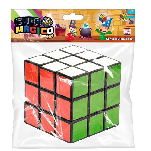 Cubo Magico XD 4+ Anos Cores Sortidas 1 Unidade