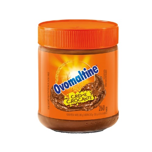 Creme Crocante Ovomaltine de Avelã Importado 260g