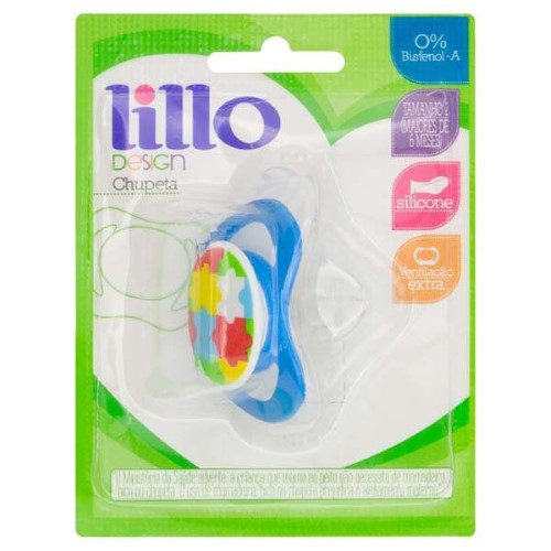 Lillo Chupeta Design Toys Ortodontica Silicone Tamanho 2 Azul 1 Referencia 607820