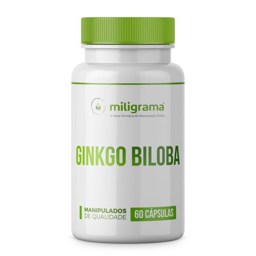 Ginkgo Biloba 40mg 60 Cápsulas