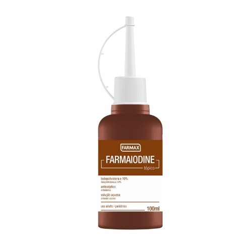 Farmaiodine Tópico Almotolia 100ml