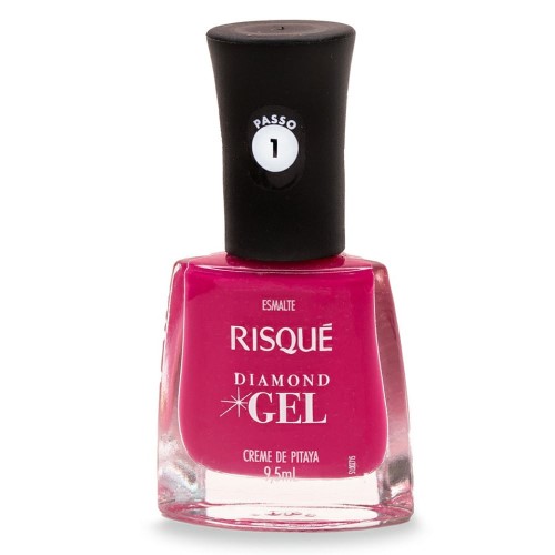 Esmalte Cremoso Risqué Diamond Gel Creme de Pitaya 9,5ml