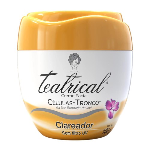 Creme Facial Teatrical Clareador 100g