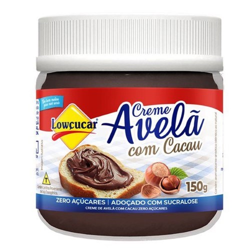 Creme de Avelã com Cacau Lowçucar Zero Açúcar 150g