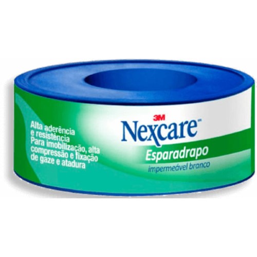 Esparadrapo Impermeável Nexcare Branco 12mm X 3m