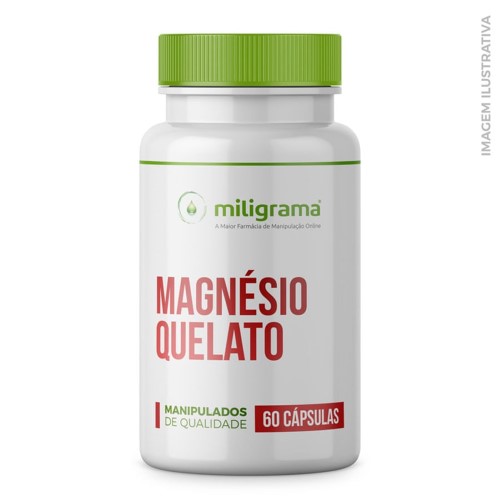 Magnésio Quelato 200mg 60 Cápsulas