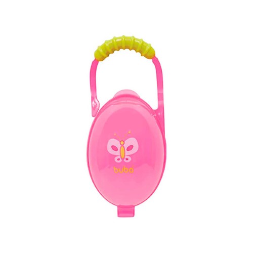 Case para Chupeta Buba Baby Rosa com 1 unidade